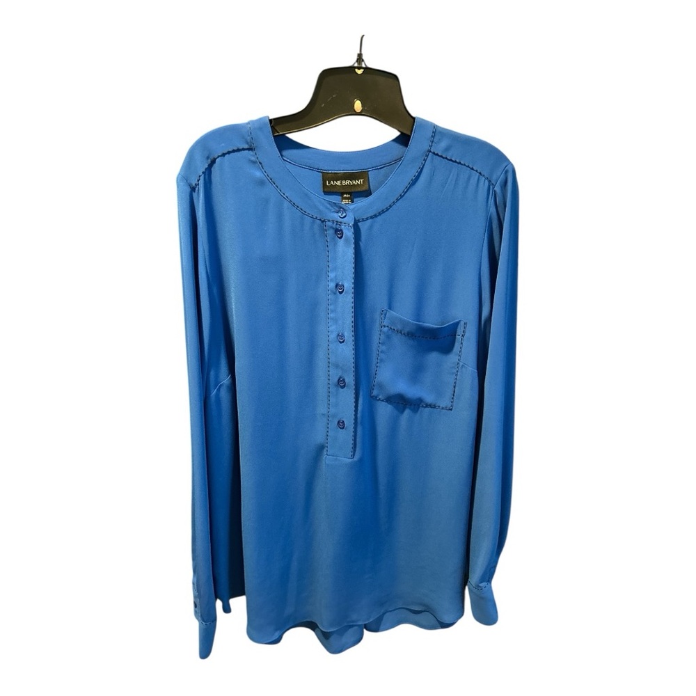 Lane Bryant Royal Blue Long Sleeve  Light Top